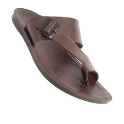 Trump Brown PU Flip Flops-image-78