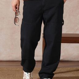 WROGN Men Loose Fit Trousers-image-44