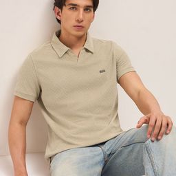 THE BEAR HOUSE Men Polo Collar Slim Fit T-shirt-picture-34