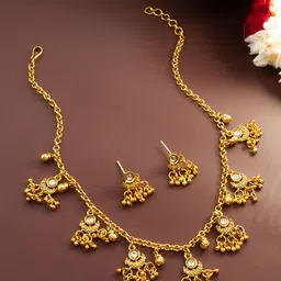 aadita Kundan-Studded Jewellery Set-picture-27