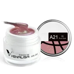 VENALISA UV Sculpture Nail Extension Hard Jelly Builder Gel - 15 ml - Pearl Jade -A21 (S)-44