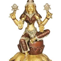 Exotic India Brown Religious Idol Showpiece-picture-27