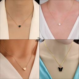 Boghra Sales Women Set Of 4 Gold Plated Brass Pearls Chain-9