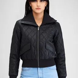 SPYKAR Women Quilted Jacket-image-3