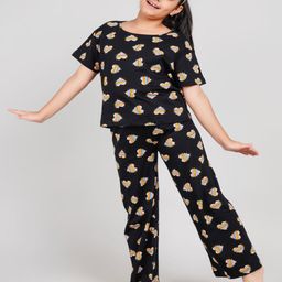 Bloem Girls Printed Night suit-image-80