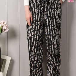 Style Shoes Pack Of 2 Abstract Printed Mid-Rise Lounge Pants-image-67
