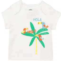 mothercare Boys Floral Printed Round Neck Cotton T-shirt-picture-32