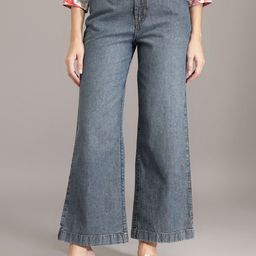Xpose Women Comfort Wide Leg High-Rise Jeans-image-94