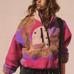 Mast & Harbour Women Colourblocked Mock Collar Sweatshirt-picture-32