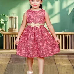TINY TWILLS Floral Print Linen Fit & Flare Dress-image-54
