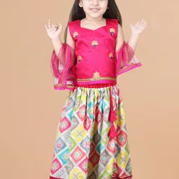 Sangria  Girls Printed Lehenga Choli-image-58