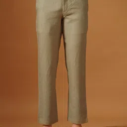 JAYPORE Men Straight Fit Trousers-image-28