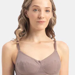 Jockey Wirefree Non Padded Super Combed Cotton Full Coverage Everyday Bra-1615-picture-42
