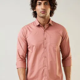TIM PARIS Regular Fit Pure Cotton Casual Shirt-picture-1