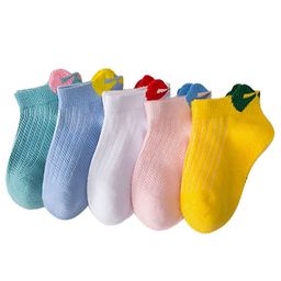 MOMISY Kids Pack Of 5 Ankle Length Socks-image-9