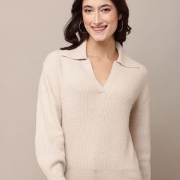 NoBarr Women Shirt Collar Pullover-image-99