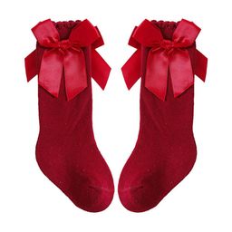 SYGA Kids Striped Above Knee Length Cotton Socks-image-39