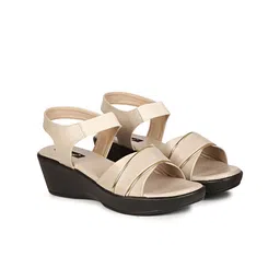 Luvfeet Women Synthetic Leather Regular Wedge Sandals Heels-picture-46