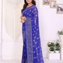 AMRUTKALA SAREES Ethnic Motifs Printed Block Print Saree image 5