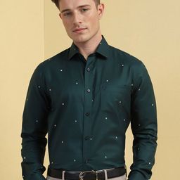 Allen Solly Men Spread Collar Conversational Printed Cotton Formal Shirt-image-81