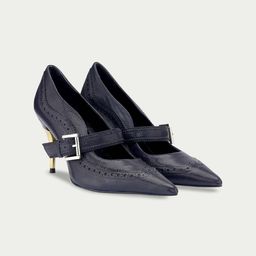 Oroh Leather Party Stiletto Pumps with Tassels-picture-33