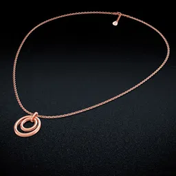 Joyalukkas Round Design Gold Necklace - 4.29 gms-picture-4
