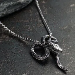 French Accent Men Silver-Plated Chain-4