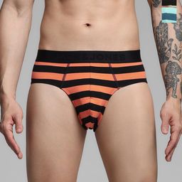 Jack & Jones Men Pack Of 3 Striped Basic Briefs - 9013160001-19