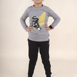 KiddoPanti Boys Printed T-shirt-12