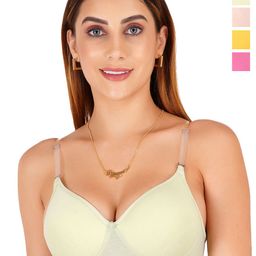 Liigne Pack Of 4 Full Coverage Lightly Padded T-shirt Bra-image-87