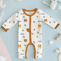 Kidbea Infants PrintedPure Organic Cotton Romper-image-16