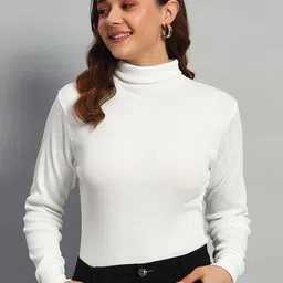 BLACK BLINK Women Ribbed Pullover-79