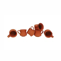 The handicraftian Terracotta ROYAL Tea Cup 6 PCS-15