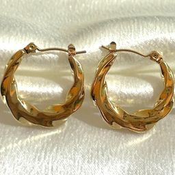 ANAMIKA Women Stainless Steel Gold-Plated Studs Earrings-picture-41