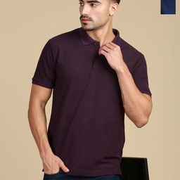 LUX PARKER Men 2 Polo Collar T-shirt-image-79