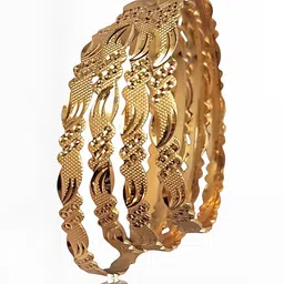 SGN fashion Gold Brass Bangles-picture-22