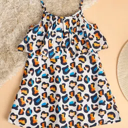 Stylo Bug Animal Print A-Line Dress-image-97