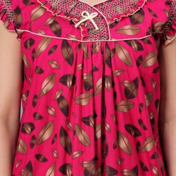 HARGUN NIGHT WEAR Pack of 2 Floral Printed Maxi Nightdress-image-24