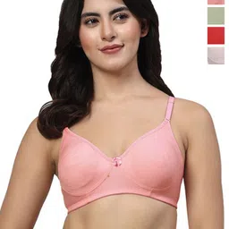 LILY Full Coverage Non Padded Non-Wired Back Closure T-shirt Bra-picture-10
