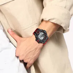 Hala Men Solid Round Tang Regular Digital Watch-G90-4 image 2