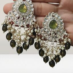 OPUS GEMS Contemporary Jhumkas Earrings-image-92