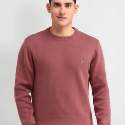 U.S. Polo Assn. Denim Co. Men Cotton Long Sleeves Round Neck Pullover-picture-46