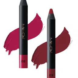ME-ON Photoface Set Of 2 Non Transfer Lip Crayon Lipstick 3.6g Each - Shades 08 & 09-44