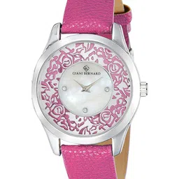 Giani Bernard Women Off-White & Pink Analogue Watch GBL-01E-image-100