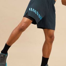 CULT Men Dopamine Energy BlueTraining Shorts-image-9