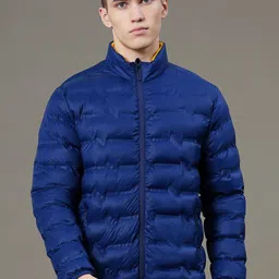 Red Tape Men Solid Heatseal Technology Padded Jacket-image-15