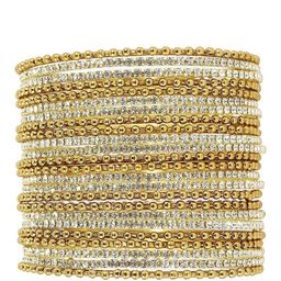 NMII Set Of 24 Cubic Zirconia-Studded Bangle Set image 2