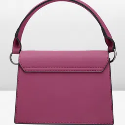Allen Solly Solid Structured Handheld Bag image 3
