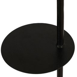 SANDED EDGE Orange Arc Floor Lamp with One Shelf image 5