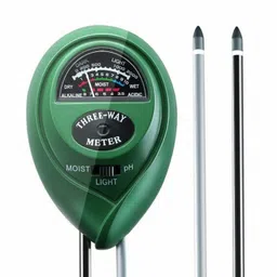 3 Way Soil Meter For Moisture, Light Intensity and pH Testing Meter image 3